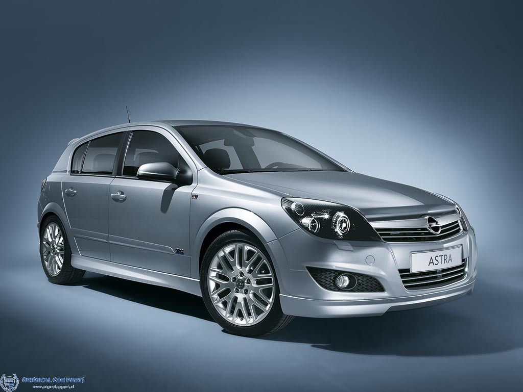 Opel Astra H hatchback / station OPC-line voorbumperspoiler (2007 - 2010)