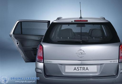 Opel Astra H station zonneschermen achterdeuren