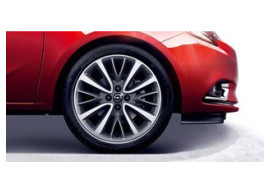 Opel Corsa E lichtmetalen velg, 8-spaaks, 17inch, titanium / gepolijst 13402971