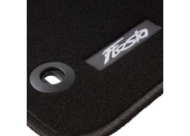 1526895 Ford Fiesta front & rear floor mats black WITH LOGO 2008-2011