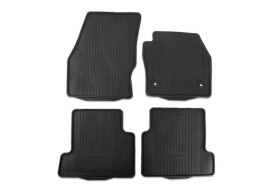 1806312 Ford Kuga SET OF front / rear rubber floor mats, black WITH Kuga LOGO, 2012-2016