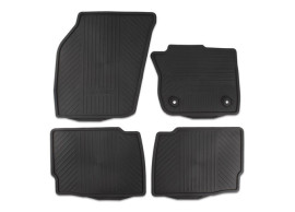 1873896 Ford Mondeo SET OF front / rear rubber floor mats, black, 2014 - 2018