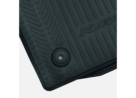 1928463 Ford Kuga rubber floor mats front / rear, black WITH Kuga LOGO, 2012 - 2019