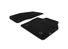 1930054 Ford C-MAX velour floor mats front, black, WITH black NUBUK SURROUND