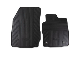 1946805 Ford Fiesta front rubber CONTOURED floor mats WITH Fiesta LOGO 2008-2017