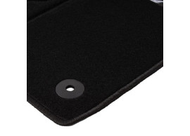 1947554 Ford Fiesta floor mats front / rear, black WITH LOGO, 2011 - 2019