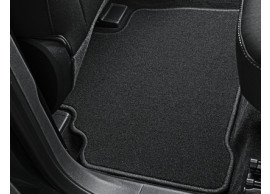 2170223 Ford S-MAX & Galaxy floor mats rear, black, FOR 2ND SEAT ROW