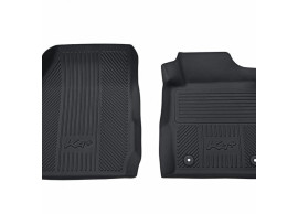 2196334 Ford Ka+ rubber floor mats TRAY STYLE WITH RAISED EDGES, front, black