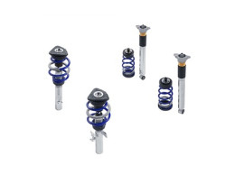 2217060 Ford Focus COILOVER SUSPENSION KIT STAINLESS STEEL WITH POWDER COATED SPRINGS IN FORD PERFORMANCE BLUE
