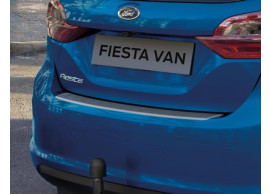 2325995 Ford Fiesta (07/2017 - ..) achterbumper beschermlijst, geborsteld roestvrijstaal
