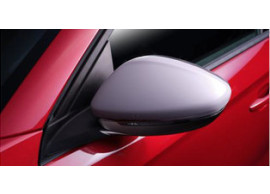 98361535WP Opel Corsa F spiegelkappen wit