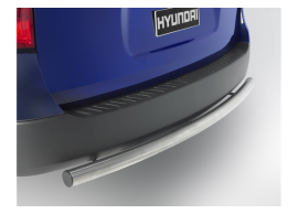 Hyundai H1 (2008 - 2015) achterbumper bescherming, chroom-look E86604H100