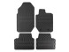 1809466 Ford Ranger rubber floor mats front / rear, black WITH Ranger LOGO, FOR SUPER CAB VERSION, 2012 - ONWARDS