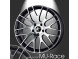20845027BP Musketier Peugeot 208 (2012 - 2019) lichtmetalen velg MU-Race 7x17 zwart gepolijst