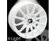 2084549W Musketier Peugeot 208 (2012 - 2019) lichtmetalen velg X-Light 7x17 wit gelakt