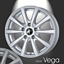Musketier Peugeot 307 lichtmetalen velg Vega 6x15 zilver thumbnail