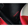 Ford Ka (09/2008 - 09/2012) vloermatten, premium velours voor, zwart met rood dubbel stiksel thumbnail