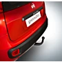Fiat Panda 2011 - .. / Lancia Ypsilon 2011 - 2017 trekhaak met afneembare kogel + bedrading 7-polig thumbnail