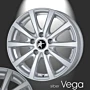 Musketier Peugeot 307 lichtmetalen velg Vega 6x15 zilver thumbnail