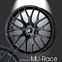 Musketier Citroën DS4 / DS5 lichtmetalen velg MU-Race 7x17 zwart thumbnail