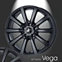 Musketier Peugeot 207 lichtmetalen velg Vega 6,5x16 mat zwart thumbnail