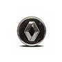 Renault naafkapje zwart met chromen rand 58mm thumbnail