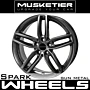 Musketier Peugeot 4008 lichtmetalen velg Spark 8x18 gun metal thumbnail