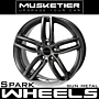 Musketier Citroën C4 Aircross lichtmetalen velg Spark 7,5x17 gun metal thumbnail