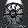 Musketier Citroën DS3 lichtmetalen velg Vega 6,5x16 mat zwart thumbnail