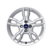 Ford B-MAX (2012 - 2018) lichtmetalen velg 16" 5 x 2-spaaks design, Sparkle Silver