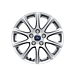 Ford lichtmetalen velg 16" 10-spaaks design, sprankelend zilver Ford lichtmetalen velg 16" 10-spaaks design, sprankelend zilver