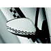 Peugeot 208 mirror caps black-white checked Peugeot 208 mirror caps black-white checked