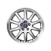 Ford Focus (07/2004 - 12/2010) lichtmetalen velg 18" 10-spaaks design, zilver Ford Focus (07/2004 - 12/2010) lichtmetalen velg 18" 10-spaaks design, zilver