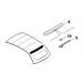 Fiat 500c dakspoiler beige