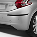 Peugeot 208 (2012 - 2019) protection strips rear bumper Peugeot 208 (2012 - 2019) protection strips rear bumper