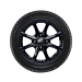 Ford Fiesta (07/2017 - 2023) lichtmetalen velg met winterband 15", 8-spaaksdesign, zwart
