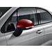 Fiat 500X spiegelkappen rood