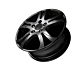 Renault lichtmetalen velg Avanza 17" Chrome Shadow