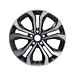 Ford Puma (10/2019 - ..) behalve ST en ST X lichtmetalen velg 17" 5 x 2-spaaks design, Absolute Black gepolijst