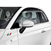 Fiat 500/500c spiegelkappen wit