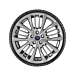Ford Kuga (12/2019 - ..) lichtmetalen velg met winterband 18", 5 x 4-spaaksdesign, zilver