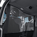 Ford Transit (01/2014 - ..) flexibele scheidingswand beschermingswand, transparant Ford Transit (01/2014 - ..) flexibele scheidingswand beschermingswand, transparant