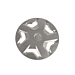 Ford wieldop 15" 5-spaaks zilver Ford wieldop 15" 5-spaaks zilver