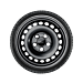 Ford Tourneo / Transit Custom (08/2012 - 09/2023) stalen velg 17" met winterband Ford Tourneo / Transit Custom (08/2012 - 09/2023) stalen velg 17" met winterband