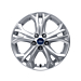 Ford lichtmetalen velg 17" 5-spaaks Y-design, zilver