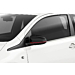Peugeot 108 spiegelkappen Ligne S (zwart met rode streep)