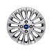Ford Fiesta (09/2008 - 06/2017) lichtmetalen velg 16" 15-spaaks design, zilver