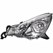 Citroën DS3 headlight with halogen lights left Citroën DS3 headlight with halogen lights left