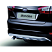 Ford Mondeo (09/2010 - 08/2014) achterbumperdiffuser zilver