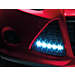 Ford Focus (01/2011 - 03/2014) Nolden dagrijverlichting met matzwarte omlijsting